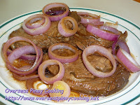 Beef Sirloin Steak, Bistek Style