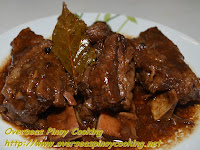 Beef Spareribs Adobo with Oyster Sauce