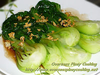 Bok Choy with Oyster Sauce