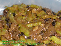 Beef and Ampalaya with Black Beans