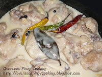 Adobong Manok   sa Gata