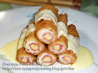 Chicken and Ham with Cheese Rolls, Chicken Cordon Bleu Rolls